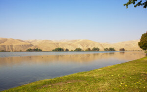 Lake Ming in Bakersfield on a warm sunny day - getty