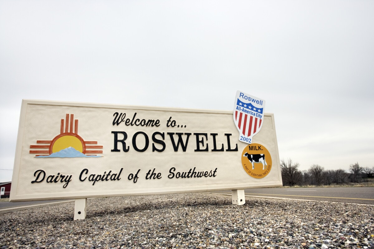 welcome to roswell new mexico sign_Getty