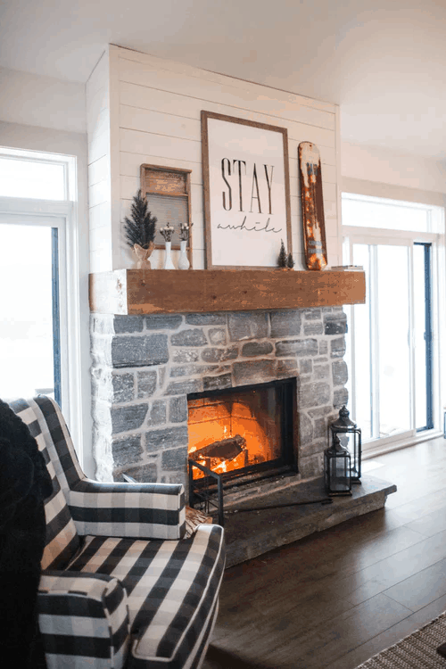 A fireplace is one of the cheapest ways to heat a home during winter