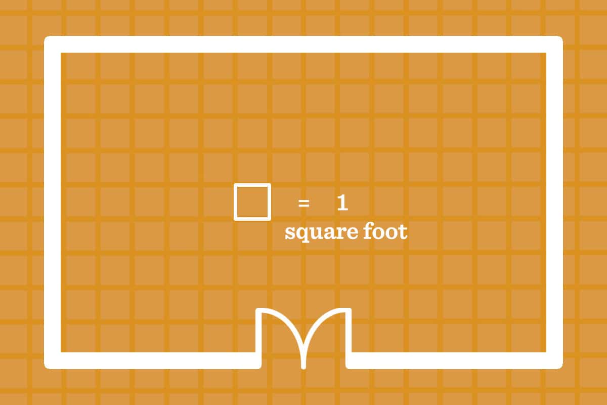 the first step to calculating your square footage