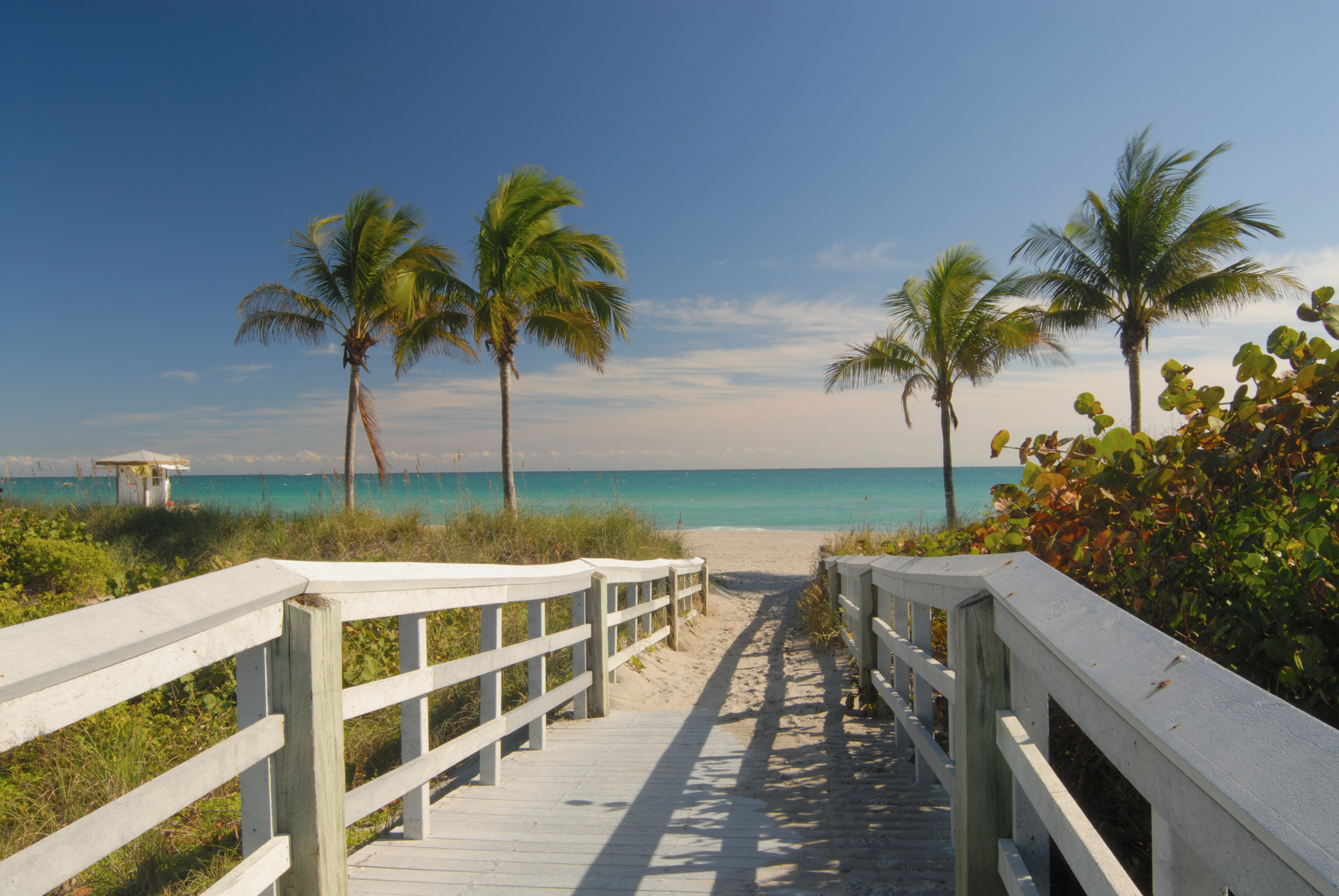 Boardwalk to a Florida beach, Treasure Island