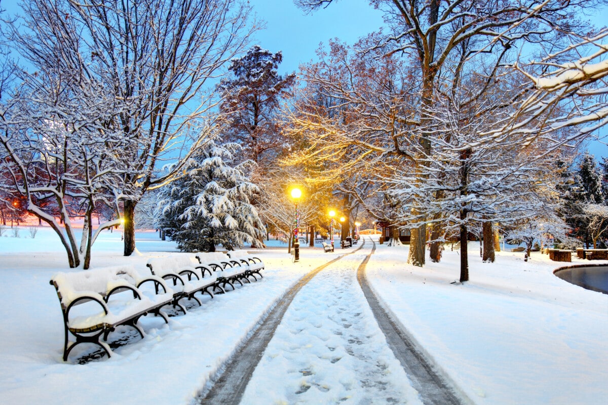 Winter in Hartford, Connecticut
