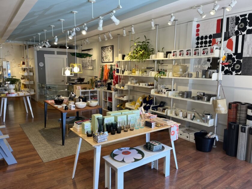 Interior of a shop in Downtown Bellingham, a stop on the ultimate Bellingham bucket list
