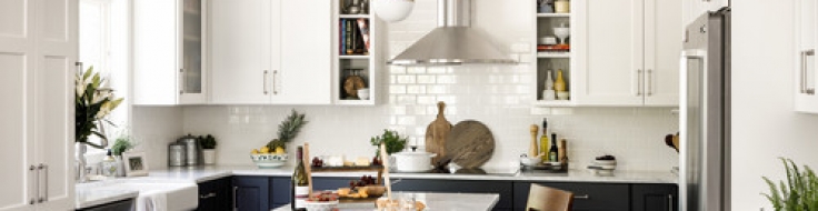 Hot Home Trend Color Block Your Kitchen Cabinets Survey 1 Inc